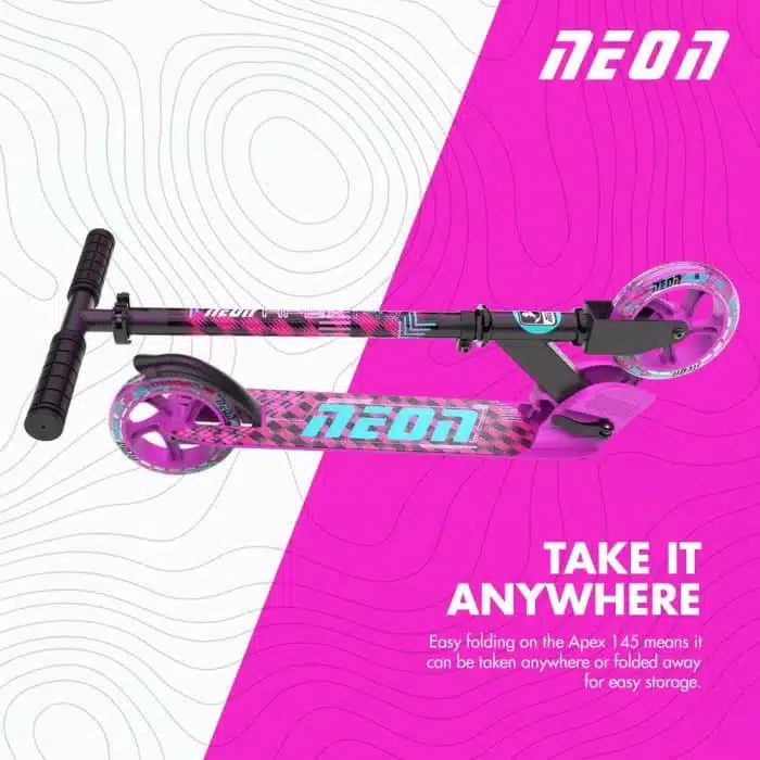 YVOLUTION Neon Apex 145 Πατίνι - Ροζ.