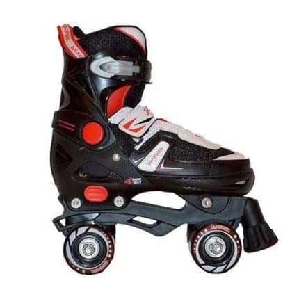 3K Αυξομειούμενα Quads Πατίνια - Κόκκινα.