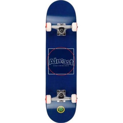 ALMOST Dot Box FP Complete Skateboard 7.75'' Navy.