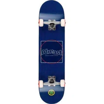 ALMOST Dot Box FP Complete Skateboard 7.75'' Navy.