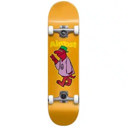 ALMOST Peace Out FP Complete Skateboard 7.875'' Πορτοκαλί.