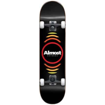 ALMOST Reflex Yth FP Soft Wheels Complete Skateboard 7'' Μαύρο.