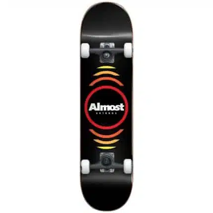 ALMOST Reflex Yth FP Soft Wheels Complete Skateboard 7'' Μαύρο.