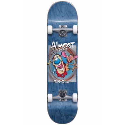 ALMOST Ren & Stimpy Boxed Premium Complete Skateboard 8.0''.