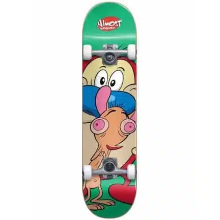 ALMOST Ren & Stimpy on my Back Resin S/W Τροχοσανίδα 7.0'' Πράσινο.