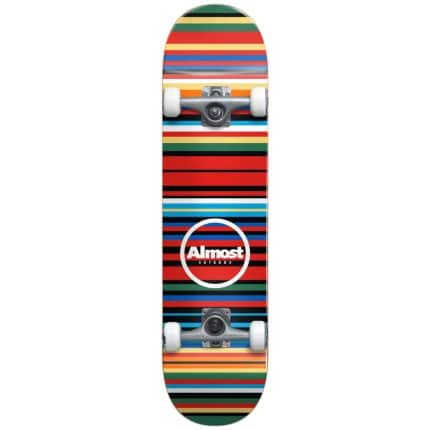 ALMOST Thin Strips FP Complete Skateboard 7.75'' Μαύρο.