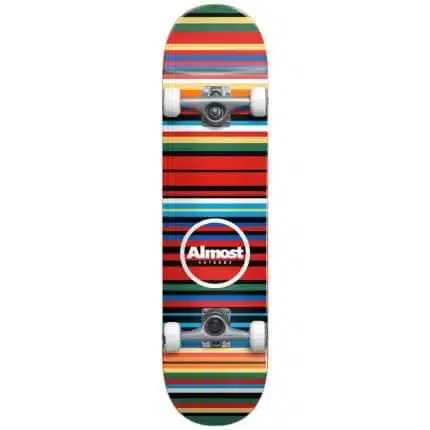 ALMOST Thin Strips FP Complete Skateboard 7.75'' Μαύρο.