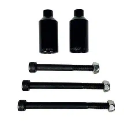 AO SCOOTERS Chromoly Peg Kit - Μαύρο.