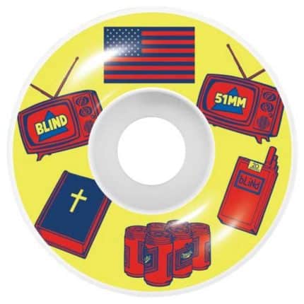 BLIND American Icons 51χιλ. Ροδάκια Κίτρινο.