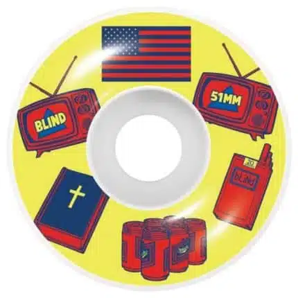 BLIND American Icons 51χιλ. Ροδάκια Κίτρινο.