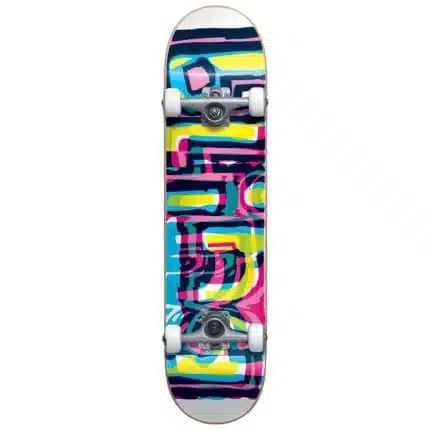 BLIND Logo Glitch FP Yth Complete Skateboard 7.25'' Λευκό.