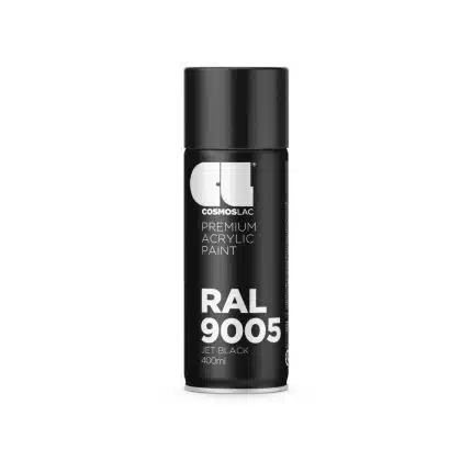 COSMOSLAC Ral 9005 Spray 400ml - Gloss Μαύρο.