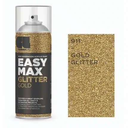 COSMOSLAC Spray Easy Max 400ml No 911 - Glitter Gold.