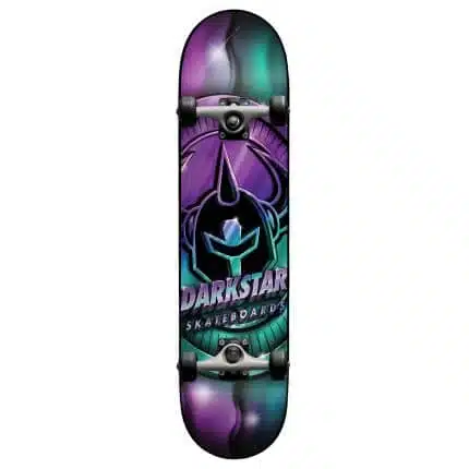 DARKSTAR Anodize FP Complete Skateboard 8'' Aqua/Purple.