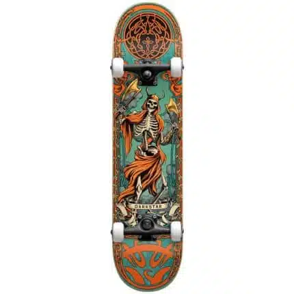 DARKSTAR Axe FP Premium Complete Skateboard 8'' Πορτοκαλί.