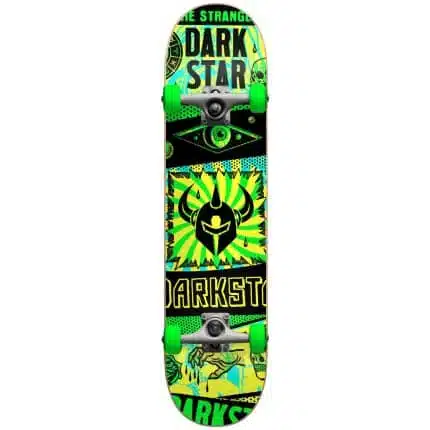 DARKSTAR Collapse Yth W/Stocking FP Complete Skateboard 7.375'' Πράσινο.