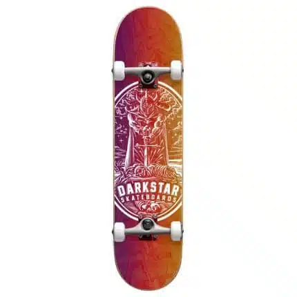DARKSTAR Warrior Yth FP Premium Complete Skateboard 7.375'' Multi.