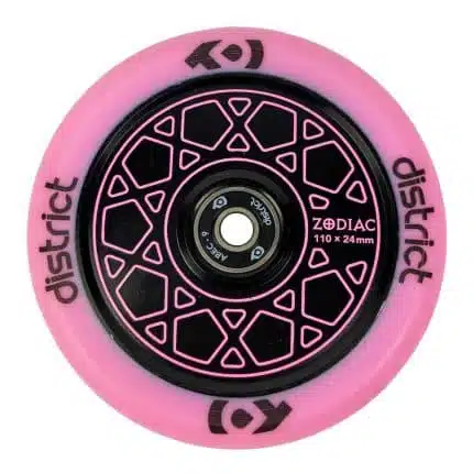 DISTRICT Ροδάκι Zodiac 110χιλ. - Ροζ/Μαύρο.