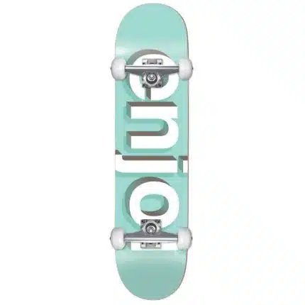 ENJOI Helvetica Neue FP Complete Skateboard 8'' Aqua.