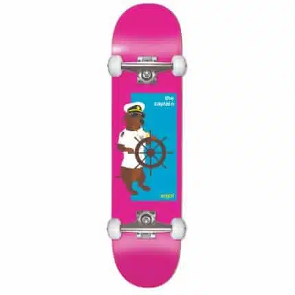 ENJOI The Captain Yth FP Complete Skateboard 7.25'' Ροζ.