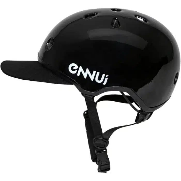 ENNUI Elite Black Helmet With Removable Peak - Black - Image 3