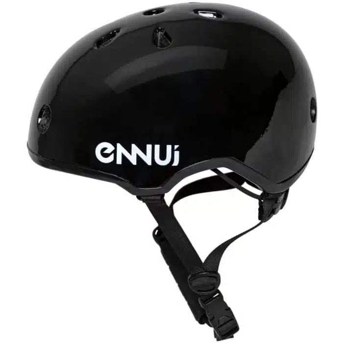 ENNUI Elite Black Helmet With Removable Peak - Black - Image 6