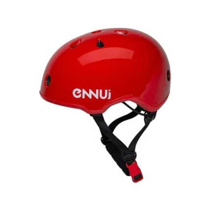 ENNUI elite red κράνος με αφαιρούμενο peak (54-59εκ.) - Κόκκινο.