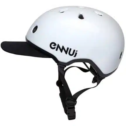 ENNUI elite white κράνος με αφαιρούμενο peak (54-59εκ.) - Λευκό.