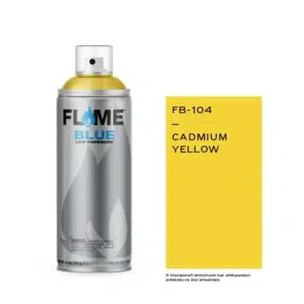 FLAME Spray Μπλε 400ml - Cadmium Κίτρινο.