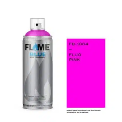 FLAME Spray Μπλε 400ml - Neon Ροζ.