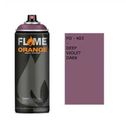 FLAME Spray Πορτοκαλί 400ml - Deep Βιολετί Dark.
