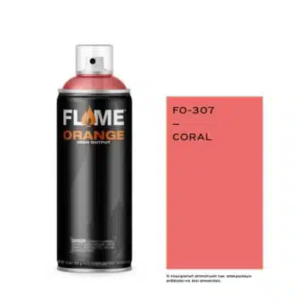 FLAME Spray Πορτοκαλί 400ml - Κοραλί.