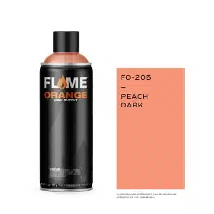 FLAME Spray Πορτοκαλί 400ml - Peach Dark.
