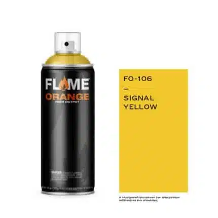 FLAME Spray Πορτοκαλί 400ml - Signal Κίτρινο.