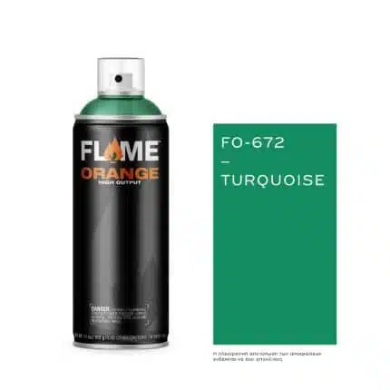 FLAME Spray Πορτοκαλί 400ml - Turquoise.