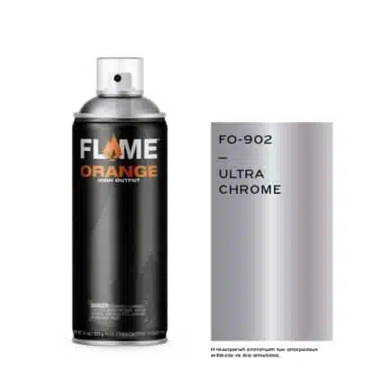 FLAME Spray Πορτοκαλί 400ml - Ultra Chrome.