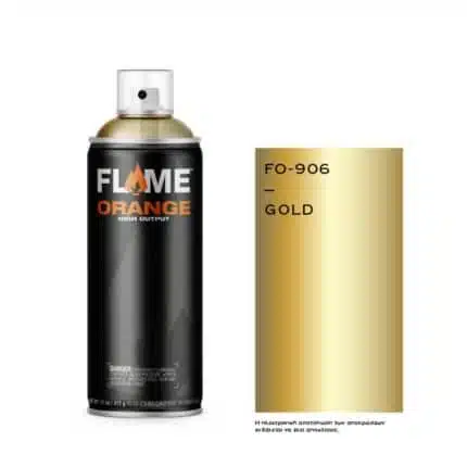 FLAME Spray Πορτοκαλί 400ml - Χρυσό.