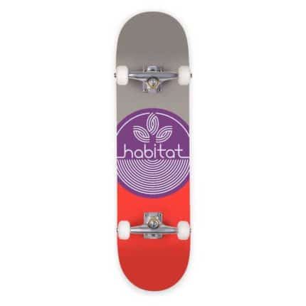 HABITAT Leaf Dot Complete Τροχοσανίδα 8" - Μωβ
