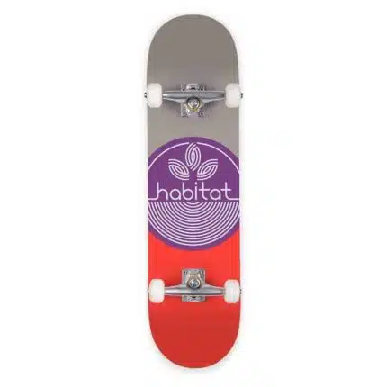 HABITAT Leaf Dot Complete Τροχοσανίδα 8" - Μωβ