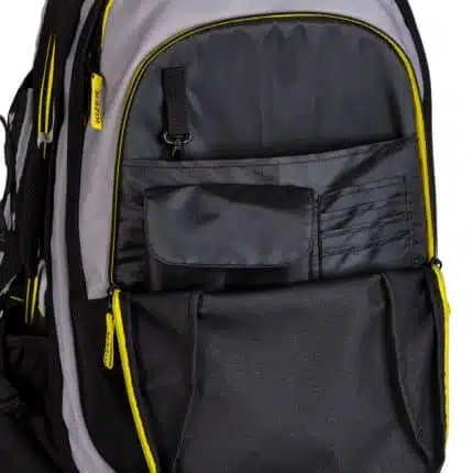 KIZER Kizer Bag Τσάντα - Μαύρο/Γκρι/Κίτρινο.
