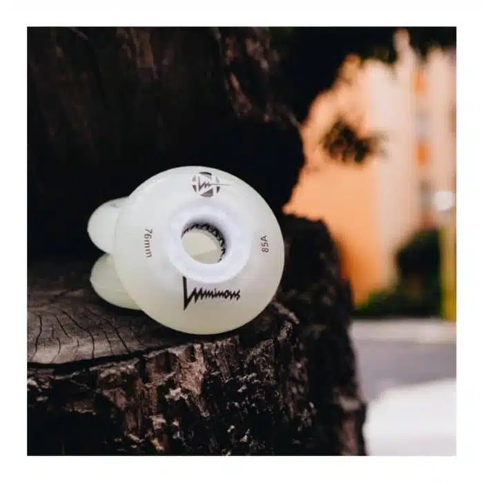 LUMINOUS Led Wheels 72mm/85A - White - Image 3