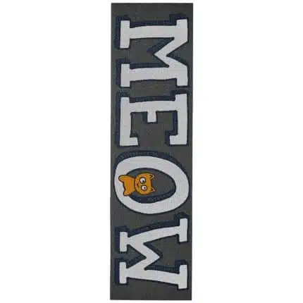 MEOW logo γυαλόχαρτο - Μαύρο.