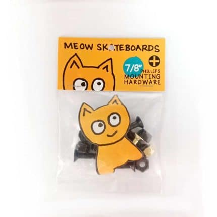 MEOW philip βίδες & παξιμάδια 7/8" - Μαύρο.
