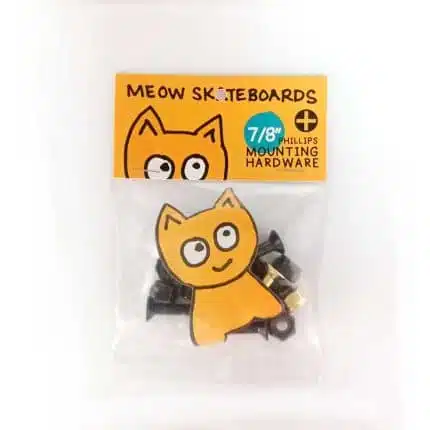 MEOW philip βίδες & παξιμάδια 7/8" - Μαύρο.