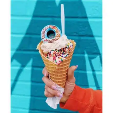 MOXI Fundae Birthday Cake Blue Ροδάκια - Γαλάζιο.
