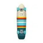 OCEAN PACIFIC swell cruiser skateboard 8.25" - Off White/Teal