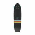 OCEAN PACIFIC swell cruiser skateboard 8.25" - Off White/Teal - Image 2
