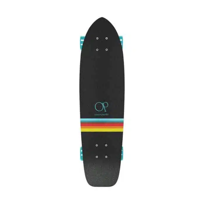 OCEAN PACIFIC swell cruiser skateboard 8.25" - Off White/Teal - Image 2