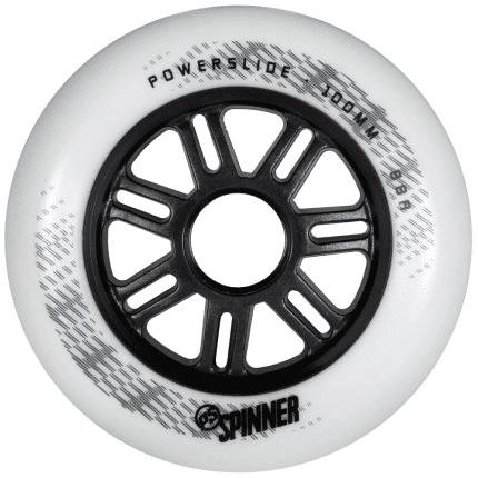 POWERSLIDE 100χιλ./88Α Spinner Ροδάκια - Λευκό.