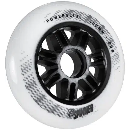 POWERSLIDE 100χιλ./88Α Spinner Ροδάκια - Λευκό.